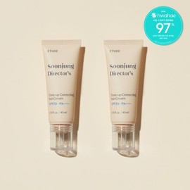 Etude GIFT 순정 디렉터 톤업 수정 선크림 듀오 (40ml+40ml) + 순정 약산성 진정 토너 25ml 증정 GIFT Original Director Tone-Up Correction Sunscreen Duo (40ml+40ml) + Original Low-Acid Soothing Toner 25ml Gift