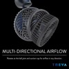 Treva 3.5 Inch USB Powered Fan with Suction Cup, 3