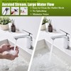TOCALOCA Bathroom Sink Faucet Chrome Single Handle 1 Hole Vanity