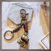 One Limitation AN118 Maneki Cat Key Chain, Leather, Charm, Accessory,