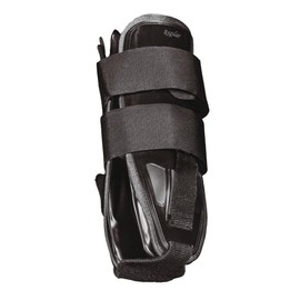 Braceapedia AnklePro Air Cushion Stirrup Ankle Brace, Adjustable & Trimmable 3-Strap Stabilizers With Customizable Air Cushion and Foam Pads for Injured Ankles, Swelling & Foot Support, Small, Black