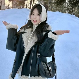 AWOCAN Ear Warmers Earmuffs Winter Warm Adjustable Headband Women Winter Earmuffs Faux Fur Warm Earmuffs, beige