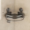 VOLPONE Corner Shower Caddy Suction Cup, 2 Pack Shower Shelves