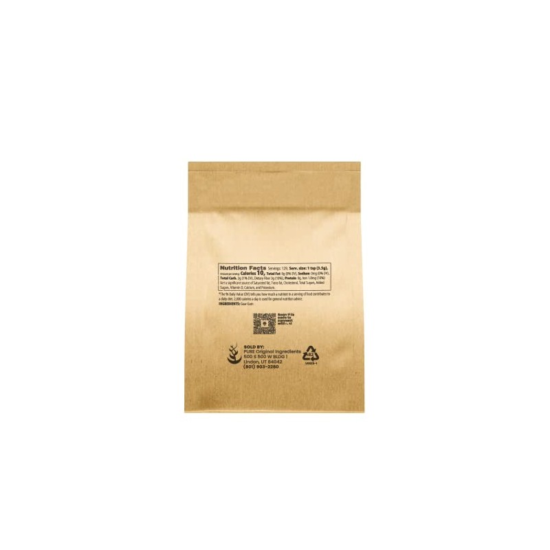 Pure Original Ingredients Guar Gum (1lb) From Guar Beans, Food