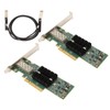 2PCS MNPA19 XTR 10Gb SFP+ PCIE Network Card with 3.28ft