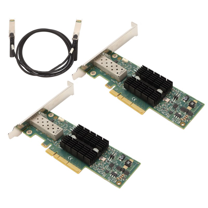 2PCS MNPA19 XTR 10Gb SFP+ PCIE Network Card with 3.28ft