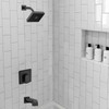 Shower Trim Kit, Compatible with Moen Posi-Temp Valve, Matte Black