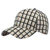 White Fang CZA304 Checkered Cap, Casual Design, Hat, Checkered Pattern,