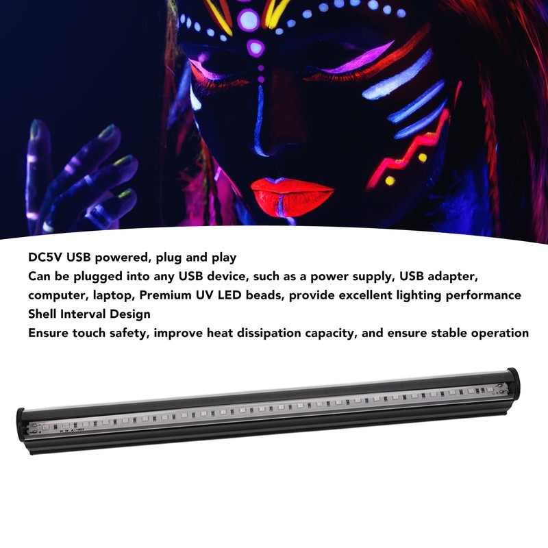 LED UV Black Light Tube UVA 380 To 400nm 29cm