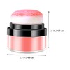 TOVINANNA Mineral Makeup Blush Powder with Mushroom Head Portable Blush