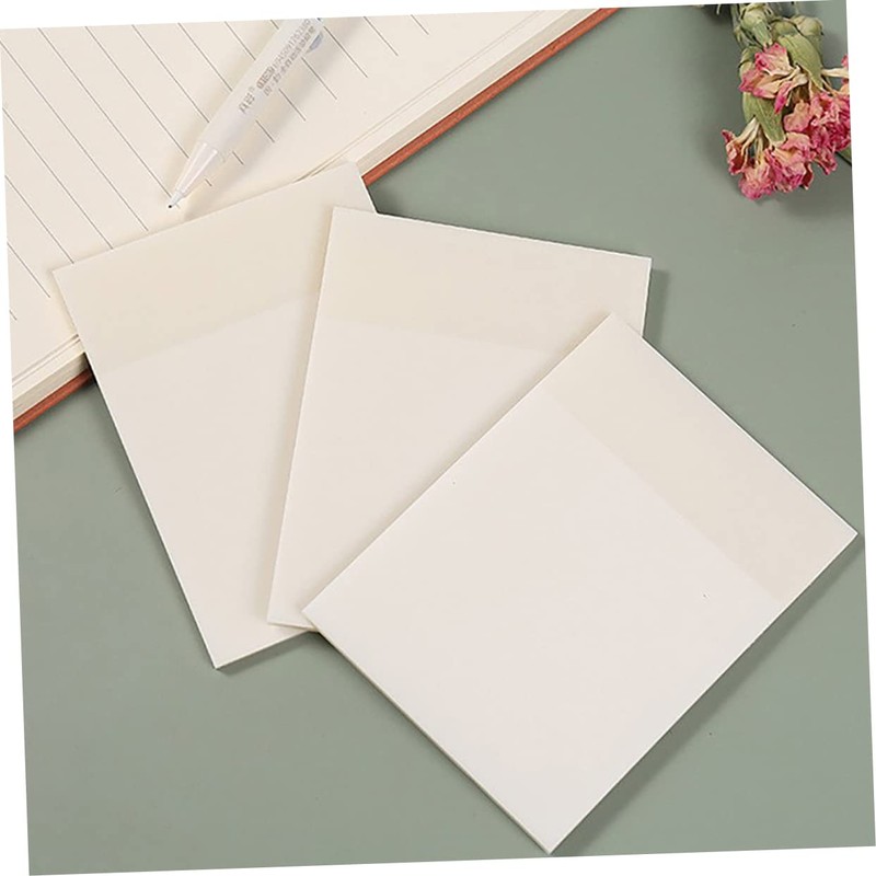 Operitacx 18 Pcs Transparent Note Pad Escritorios Memo Scratch Pad