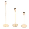 Candle Holders Set of 3 for Taper Candles Decorative Candlestick