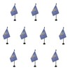 AZ FLAG - 10 x USA President Table Flags -