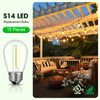 GvvooHome LED S14 Replacement Light Bulbs for Outdoor String Lights,