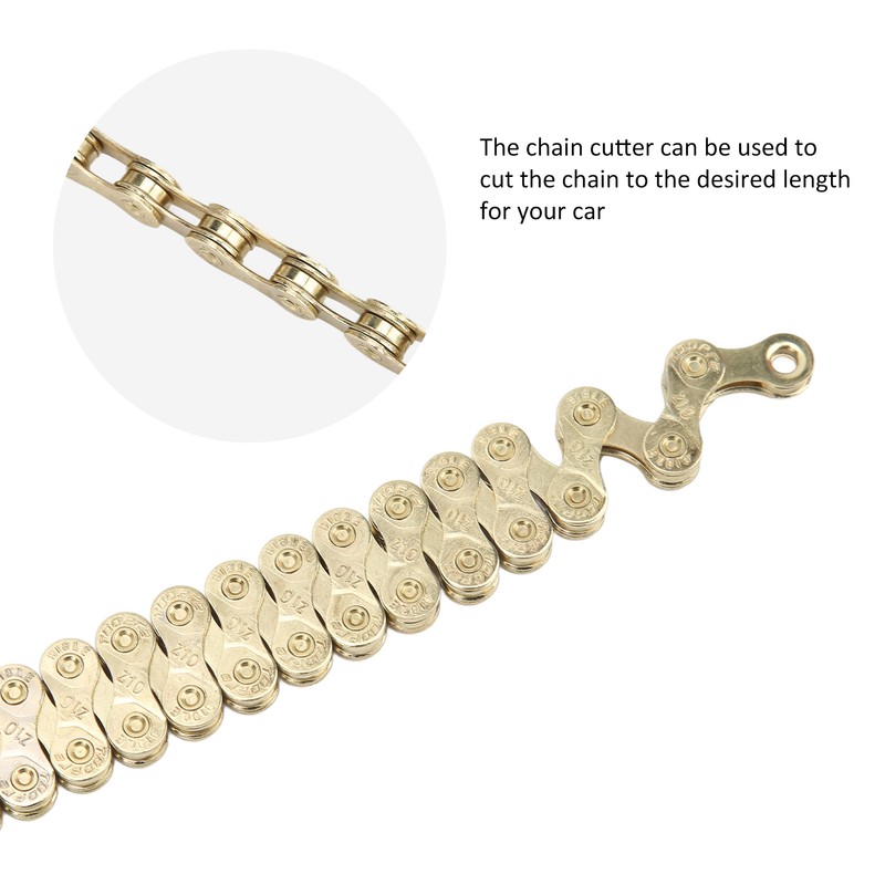 Bike Chain 116 Links 10 Speed Electroplating Rust Protection Mountain