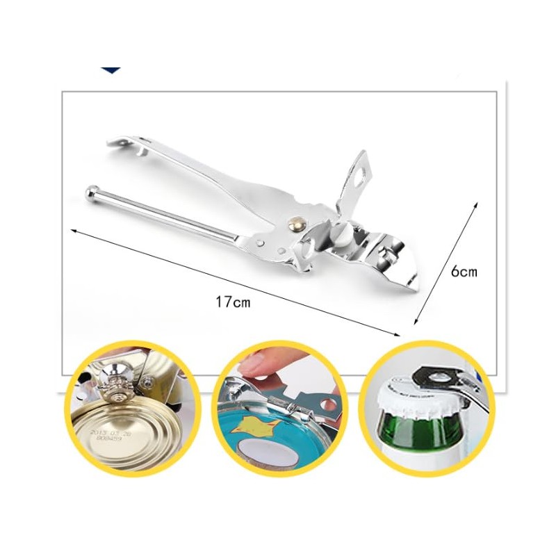 1PCS Portable Can Opener Simple Can Opener Kitchen Gadget Multi-Function