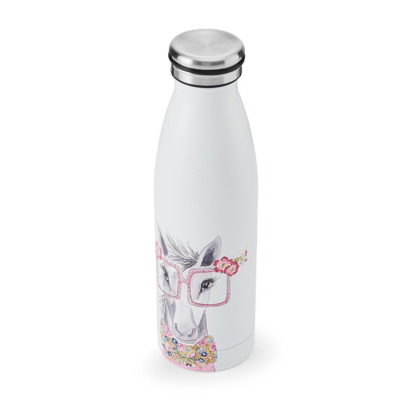 MIKASA x Tipperleyhill 500ml Water Bottle, Horse, Sleeved