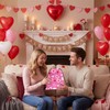 Bafeil 12 Pcs Valentines Day Drawstring Bags Bulk Reusable Heart