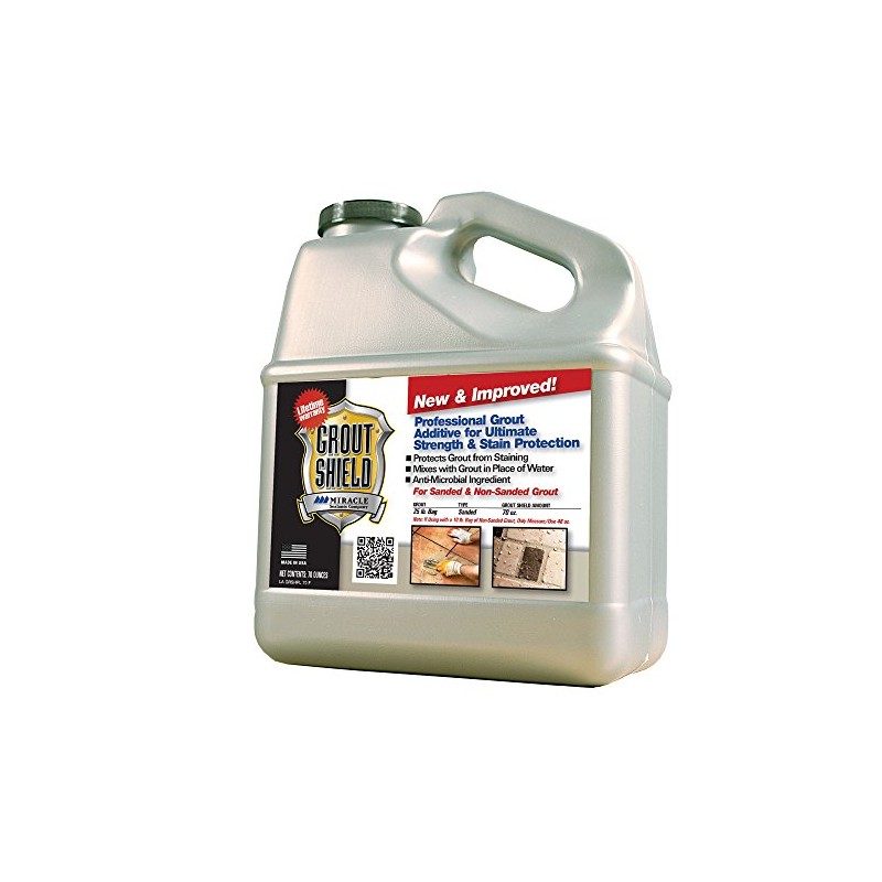 Miracle Sealants Grout Shield Professional Grade Grout Additive, 70 oz
