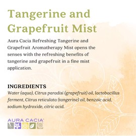 Aura Cacia Room and Body Mist, Refreshing Tangerine and Grapefruit, 4 Fluid Ounce