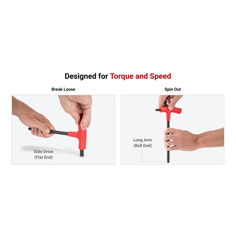 TEKTON 5/64 Inch Ball End Hex T-Handle Key | KTX37078