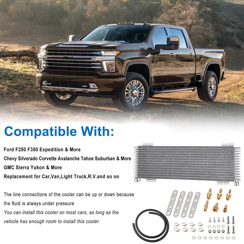 40k Transmission Oil Cooler LPD47391 Compatible with Tru-Cool, Heavy Duty