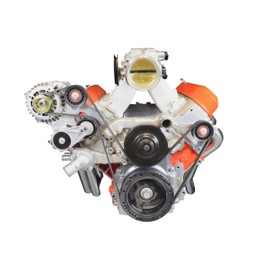 ICT Billet LS Idler Pulley Bracket Power Steering Eliminator G8 CTSV Corvette 1997-13 LS1 LS3 551776-1