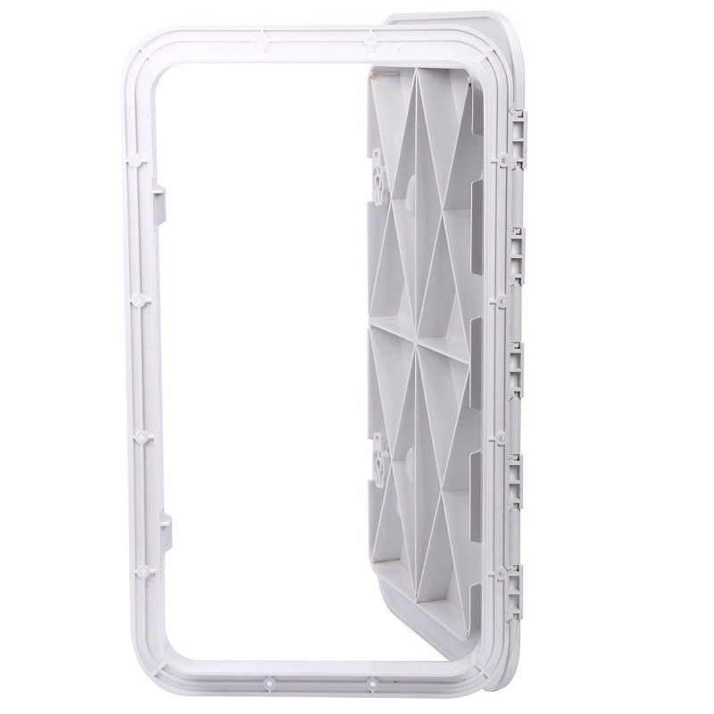 Amarine Made 24" Rectangle Boat Hatch White Inspection Hatch &