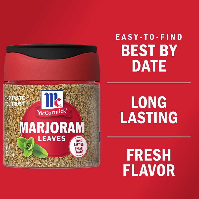 McCormick Marjoram Leaves, 0.2 oz (Pack of 6)