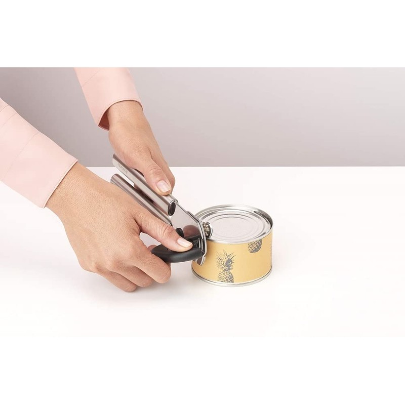 Brabantia Steel Can/Tin Opener - High Grade Stainless Steel, Safe