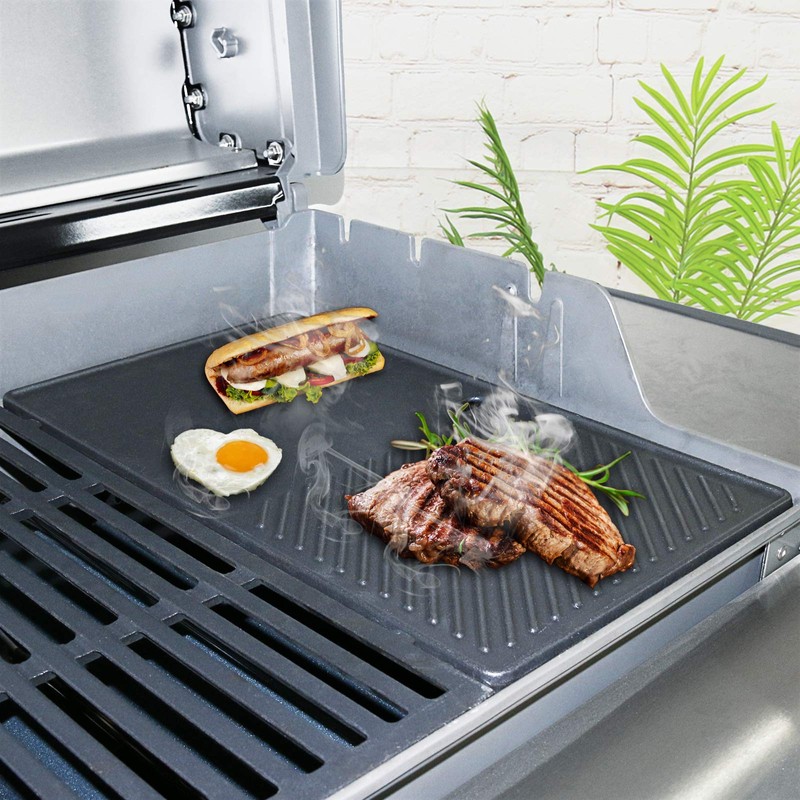 Hisencn 7637 17.5 inch Grill Cooking Griddle for Weber Spirit