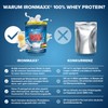 IronMaxx 100% Whey Protein Powder, Banana 500 g Bag, Sugar-Reduced,