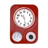Lily's Home Reloj de cocina retro con temperatura y temporizador