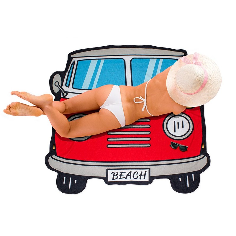 Balvi Beach beach towel or swimming pool towel. Retro and