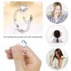 LSYYSL 4 Pieces Of Open Metal Rings, Adjustable Rings, Creative