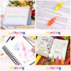 Pack of 12 Mini Highlighters, Candy Shape, Funny Highlighter Pen,