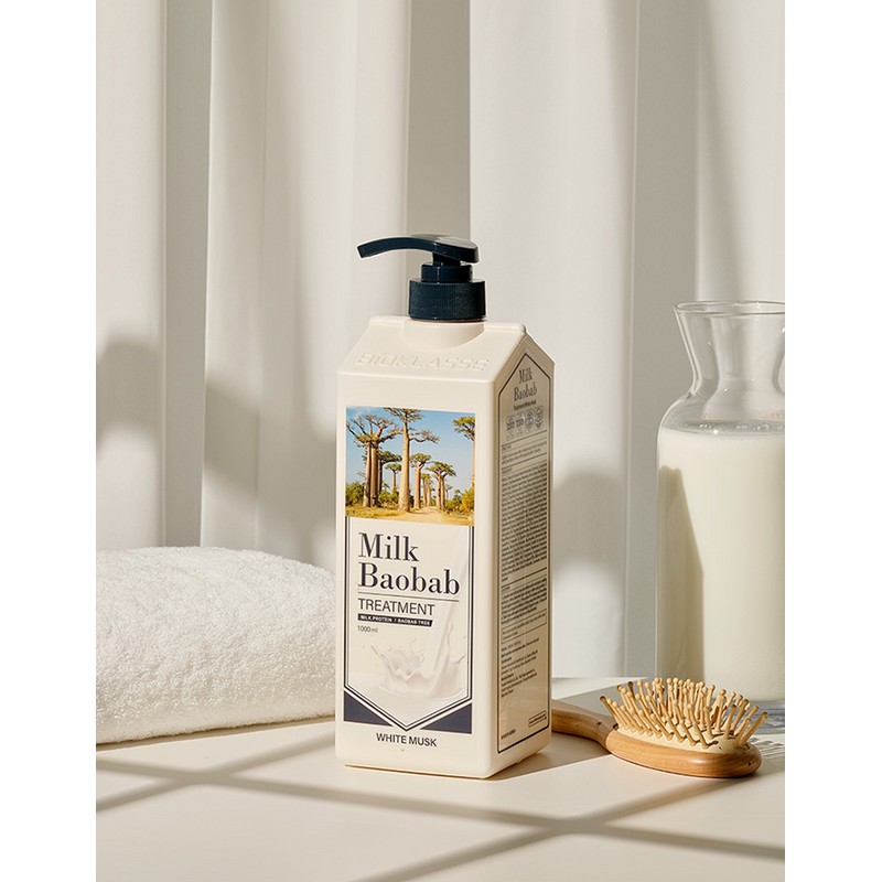 Milk Baobab Hair Treatment White Musk Scent, 1L, 1 Piece