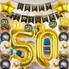 Pargleev 50th Birthday Decorations for Men Women,16in Number 50 Birthday