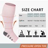 Abodhu Plus Size Compression Socks Open Toe Compression for Women&