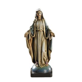Trinity Church Supply Our Lady of Grace Statue Christian Religious Tabletop Figurine, 8.25 Inch Height