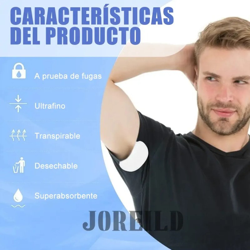 200pzs Almohadillas Para El Sudor Axilas,grande Autoadhesivo