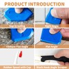 23-Piece Caulking Tool Kit – 3-in-1 Silicone Caulk Remover, Grout