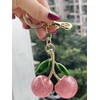 MPK Glitter Cherry Bag Charm with Key Ring and Car