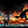 Movie Doll Simulation Horror Doll Decorations Desktop Resin Ornaments for