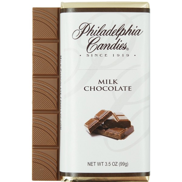 Philadelphia Candies Milk Chocolate Bar, 3.5-Ounce Package
