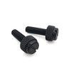 Black Nylon Knurled Thumb Screws M4 6-30mm 8mm / 100