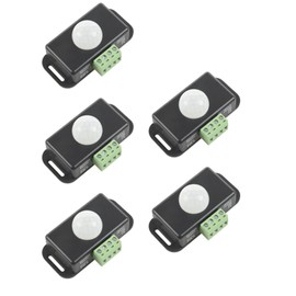 Elqater Automatic Sensor Switch IR Infrared Detector Light Switch Module DC 12 24V 8A for LED Strip