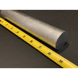 Holen Aluminum 1-1/8" X 8" Long Aluminum Round Rod Solid 6061-T6  Bar Stock Blank Extruded