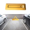 Vechkom Folding Parking Barrier Removable Parking Space Lock Manual Parking