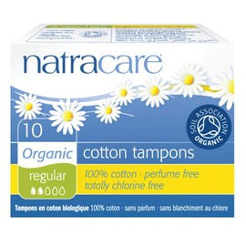 Natracare Organic Cotton Tampon Regular 10 Count (6 Pack)